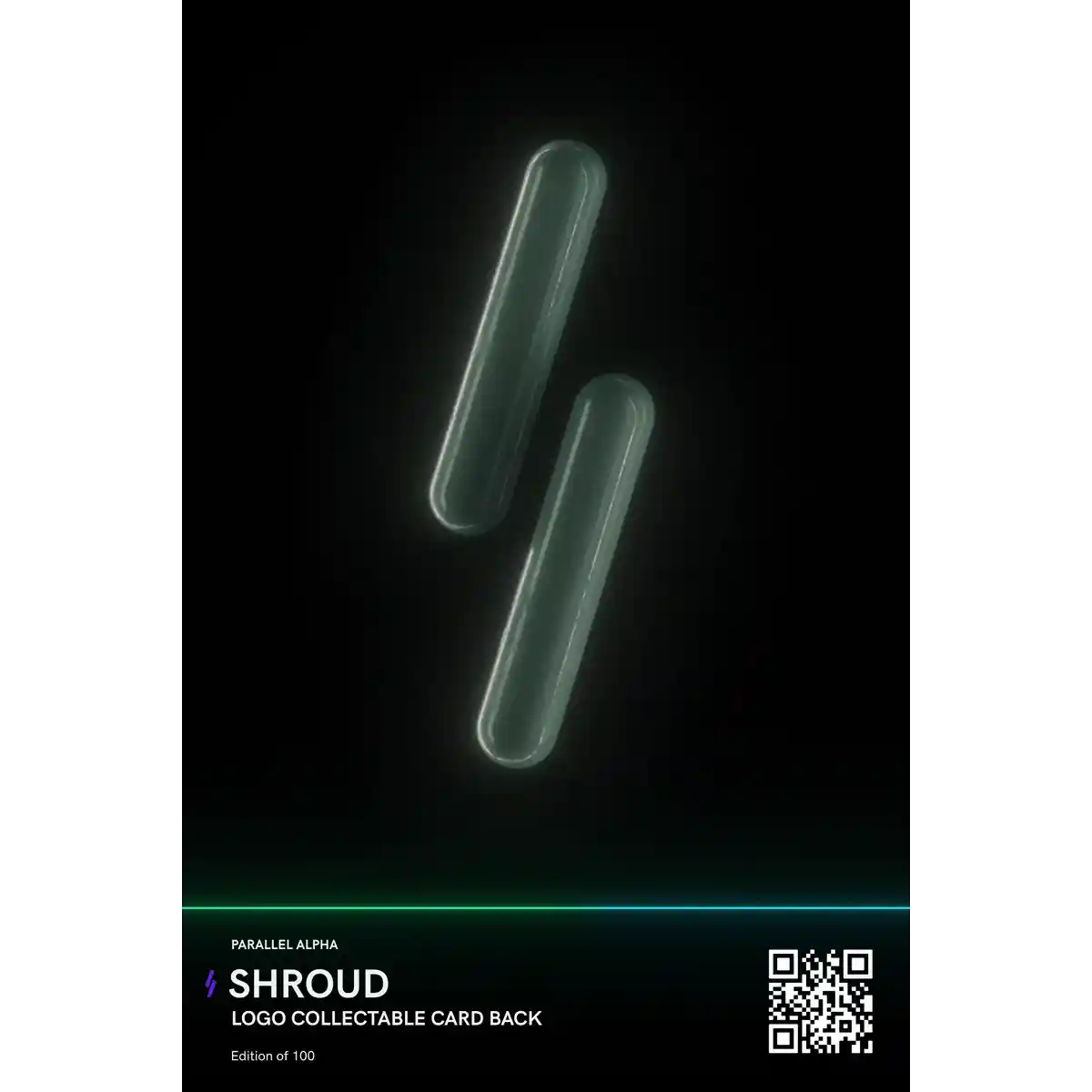 Shroud Logo Collectible Card Back Parallel Alpha NFT