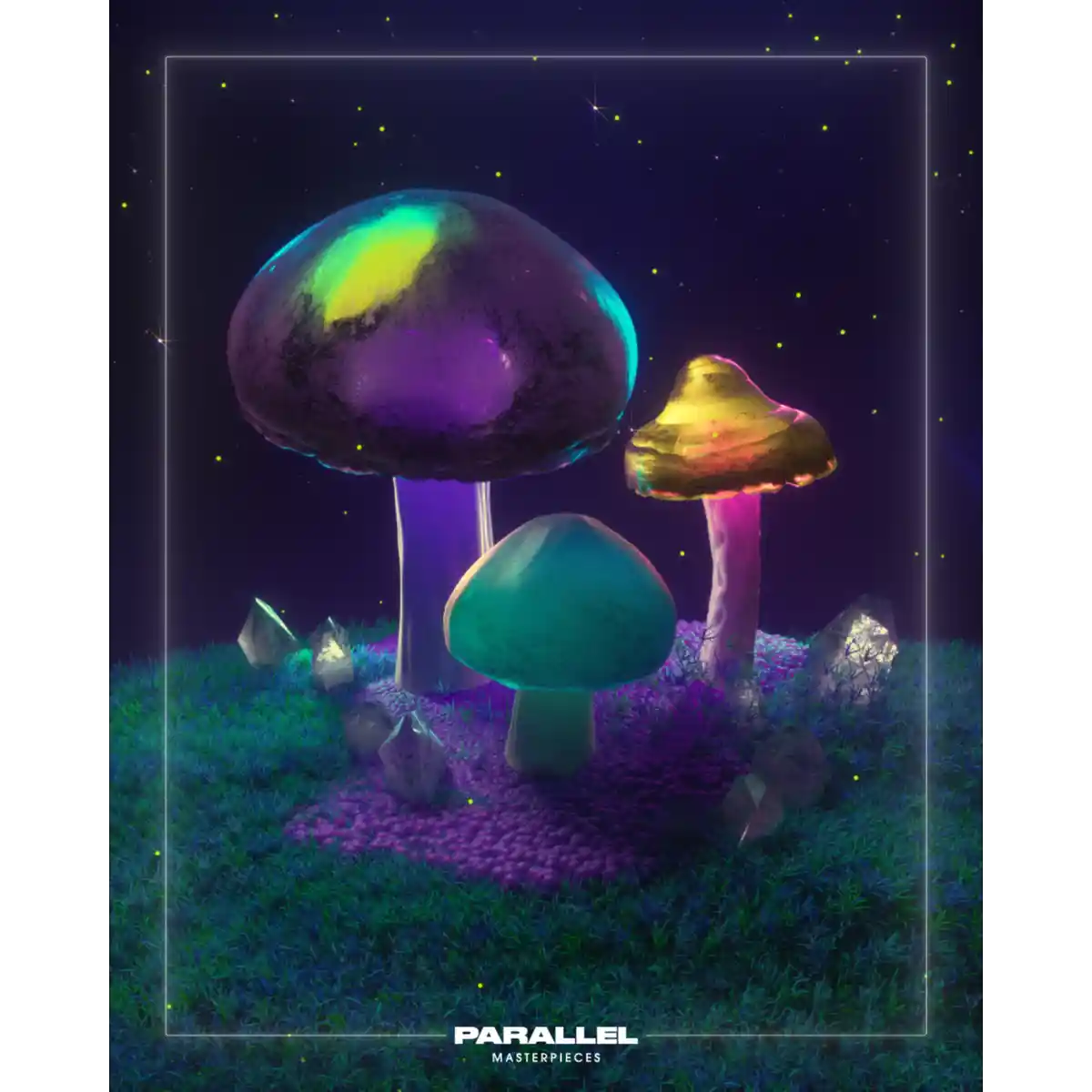 Parallel Masterpiece // Alpha // Aurora Fungi Parallel Alpha NFT