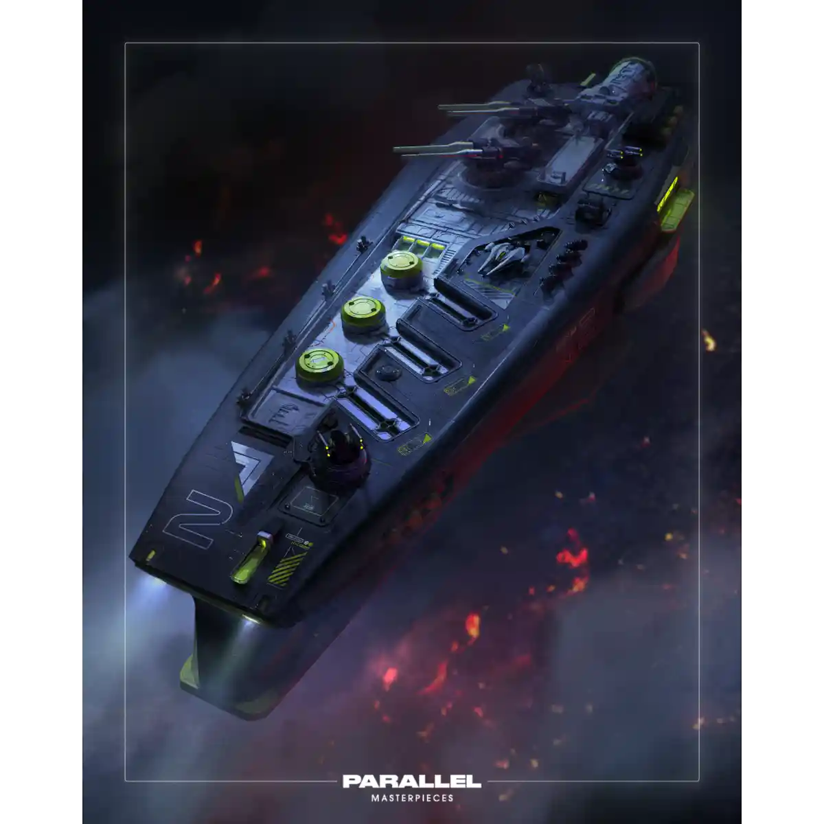 Parallel Masterpiece // Alpha // DS-1 Prototype Frigate Parallel Alpha NFT