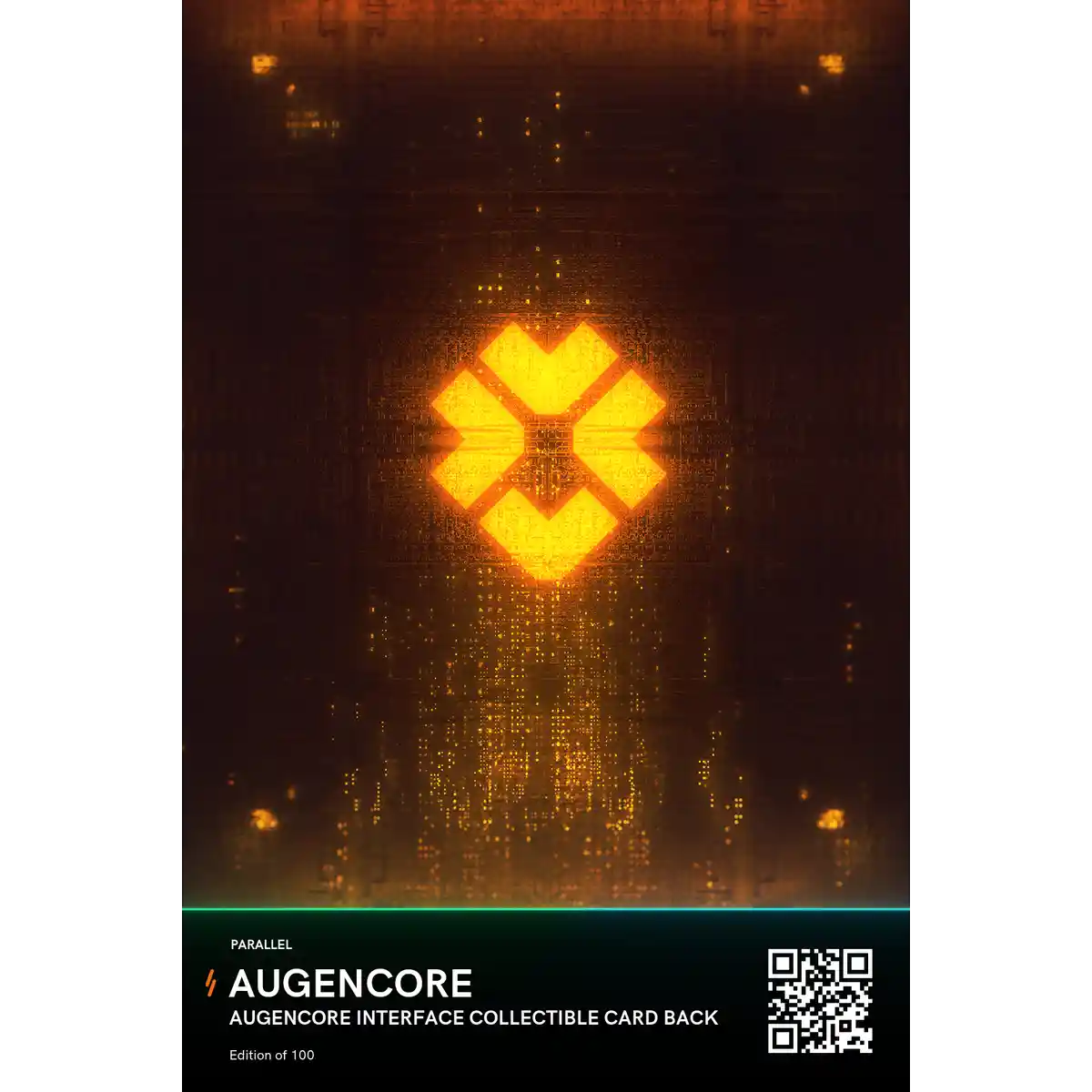 Augencore Interface Collectible Card Back Parallel Alpha NFT