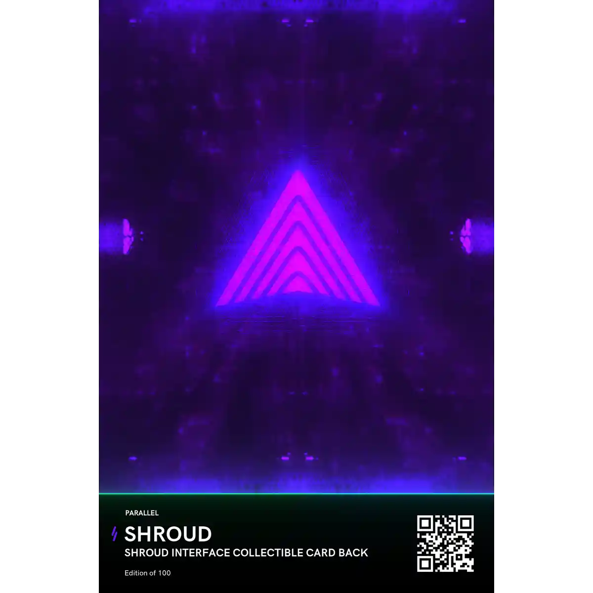 Shroud Interface Collectible Card Back Parallel Alpha NFT