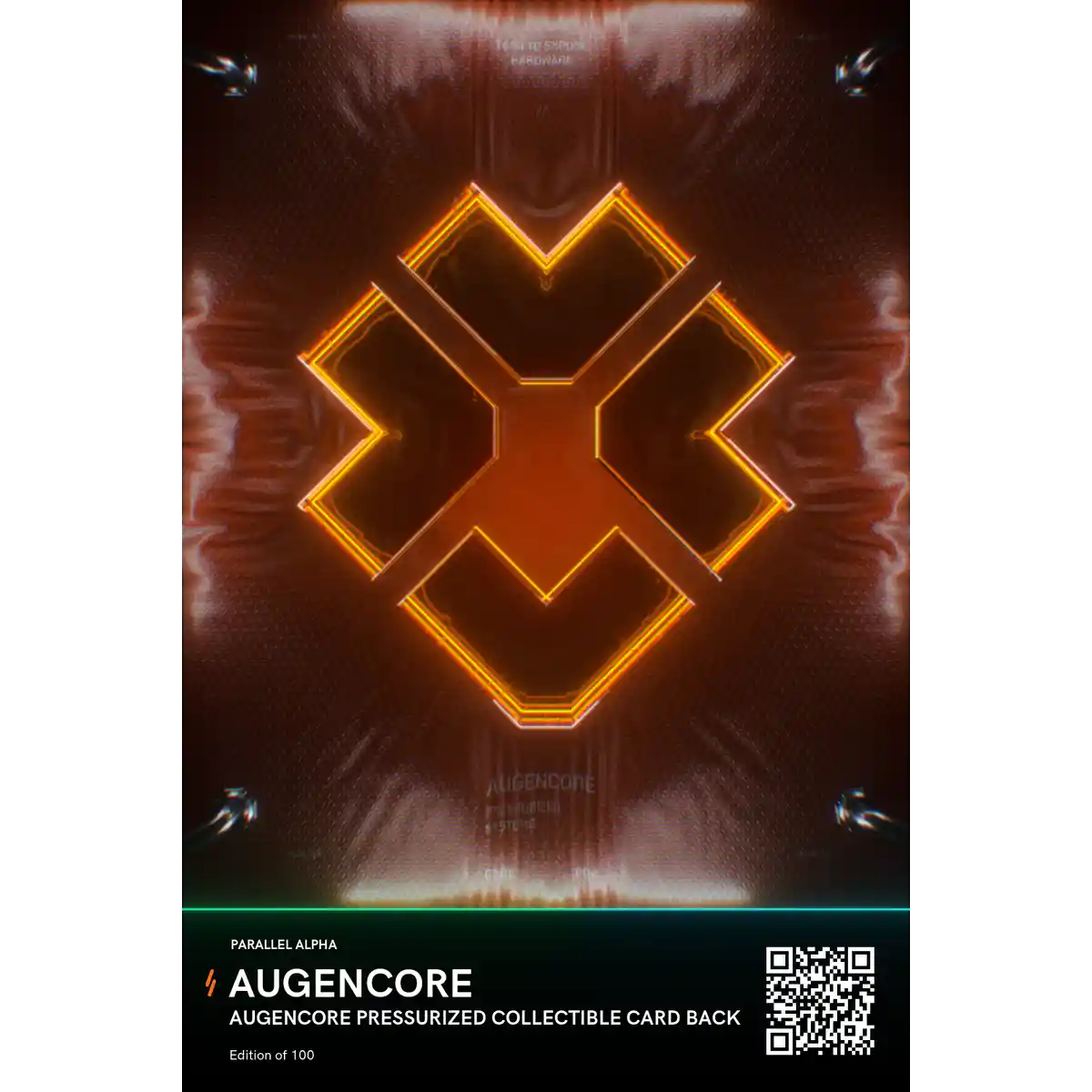 Augencore Pressurized Collectible Card Back Parallel Alpha NFT