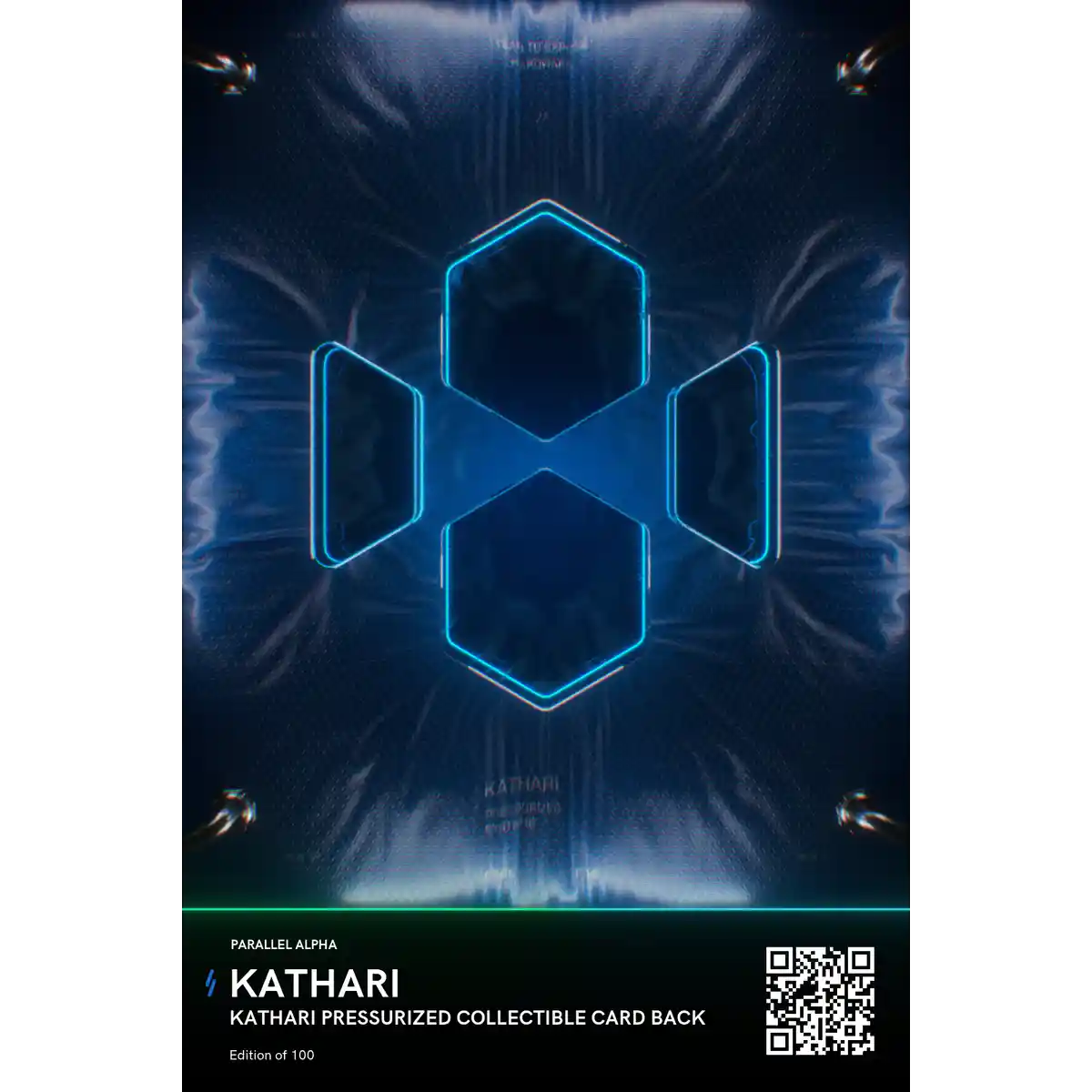 Kathari Pressurized Collectible Card Back Parallel Alpha NFT