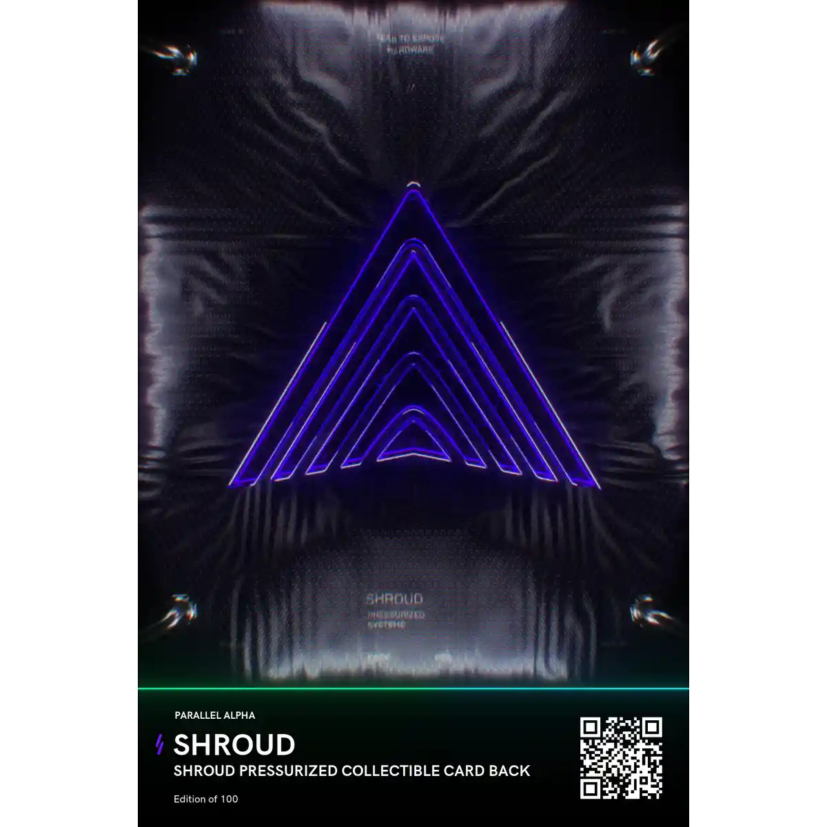 Shroud Pressurized Collectible Card Back Parallel Alpha NFT