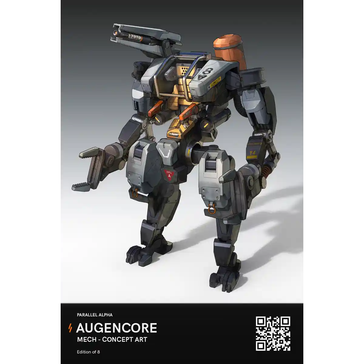 Augencore Mech Concept Art Parallel Alpha NFT